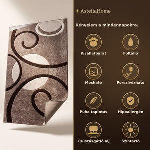 Eylül 01200D Barna szőnyeg jellemzők - AsteliaHome