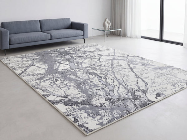 Zara 01855A szürke szőnyeg nappaliban