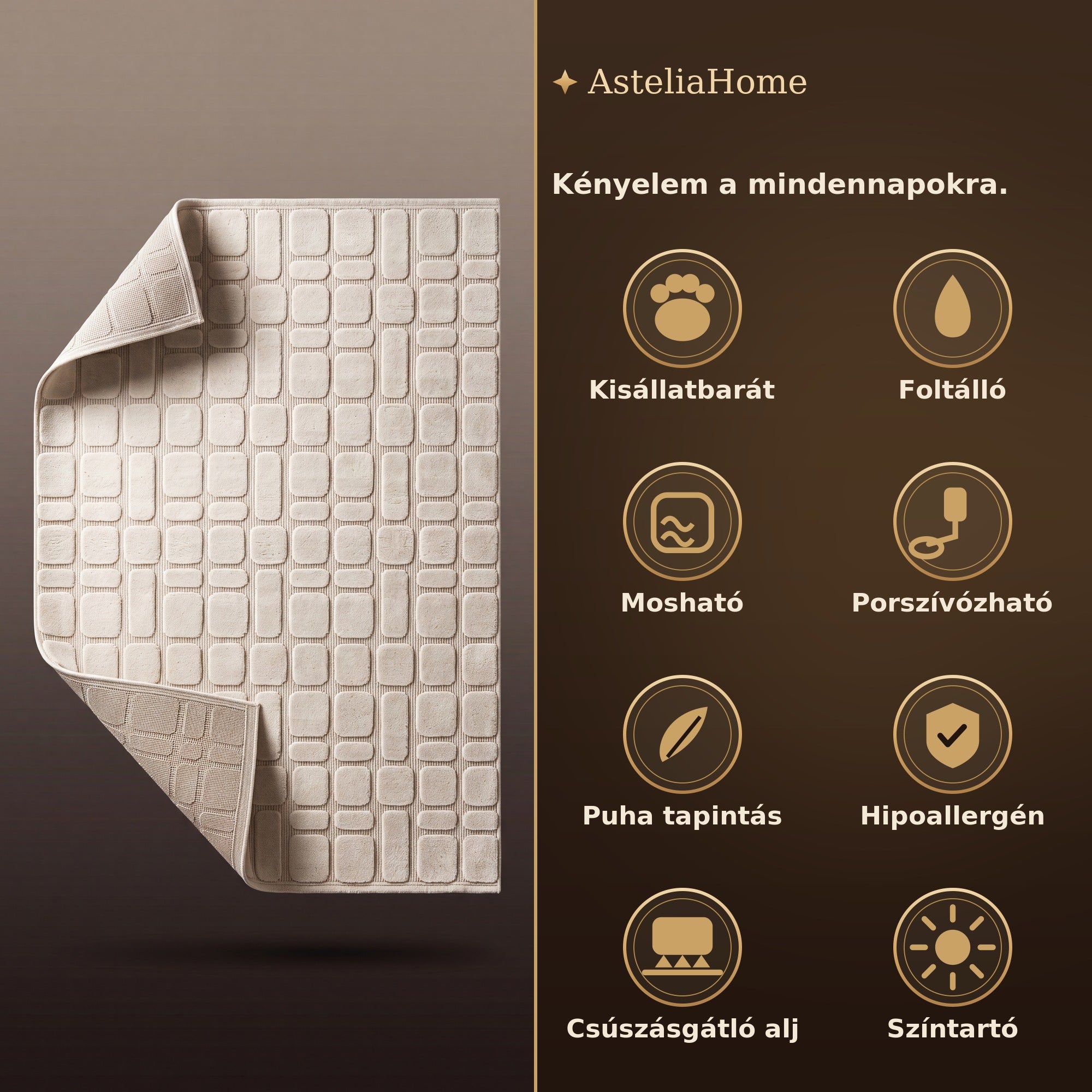 Bohemian 03581A Bézs szőnyeg jellemzők - AsteliaHome