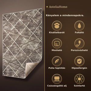 Zara 02850A Barna szőnyeg jellemzők - AsteliaHome
